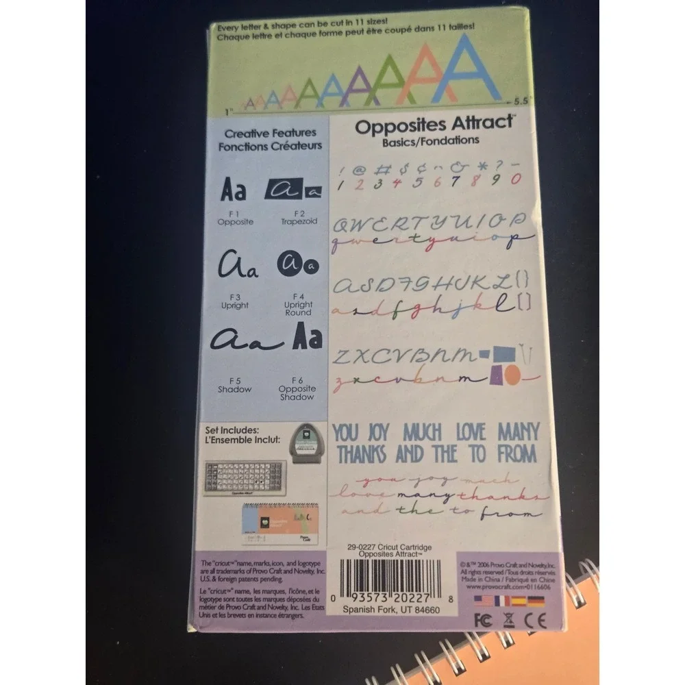 Cricut opposites attract